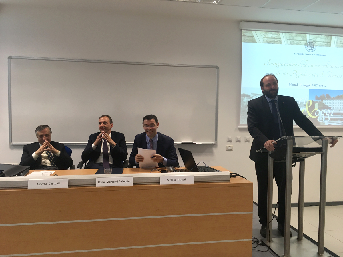 Il saluto del Dott. Matteo Rossi, Presidente della Provincia di Bergamo