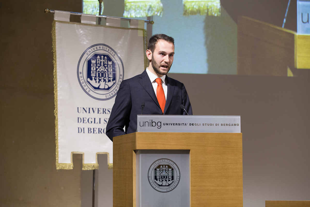 Intervento del Rappresentante degli studenti, Sig. Andrea Saccogna