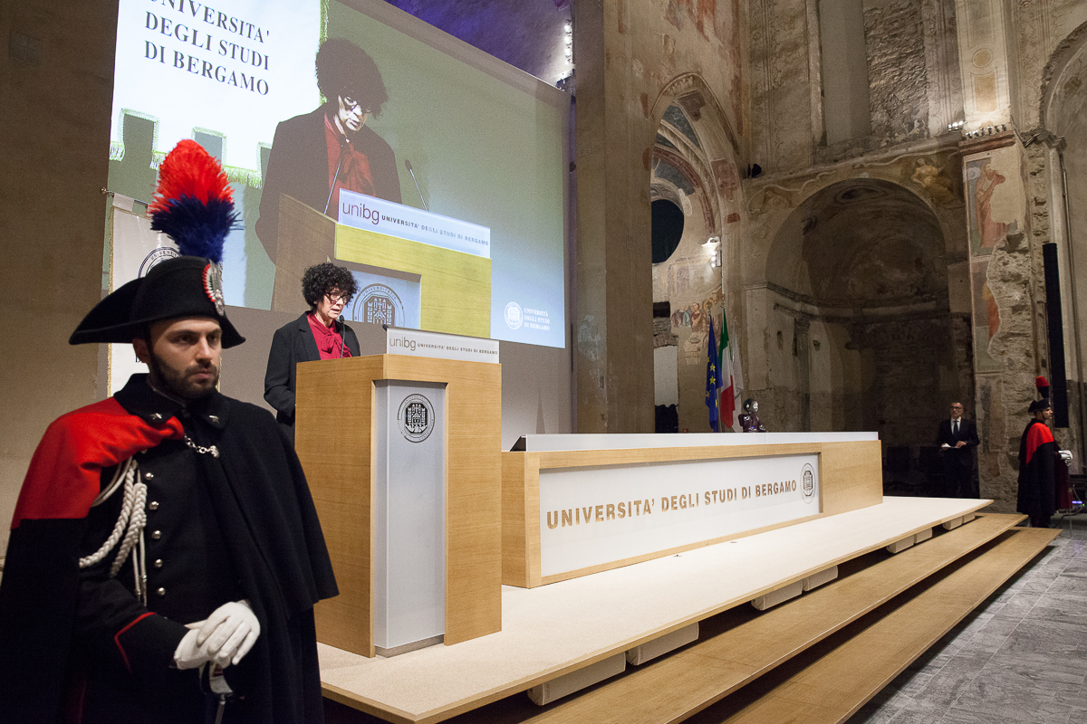 Intervento del Rappresentante del personale tecnico-amministrativo, Sig.ra Rosalba Pellegrini