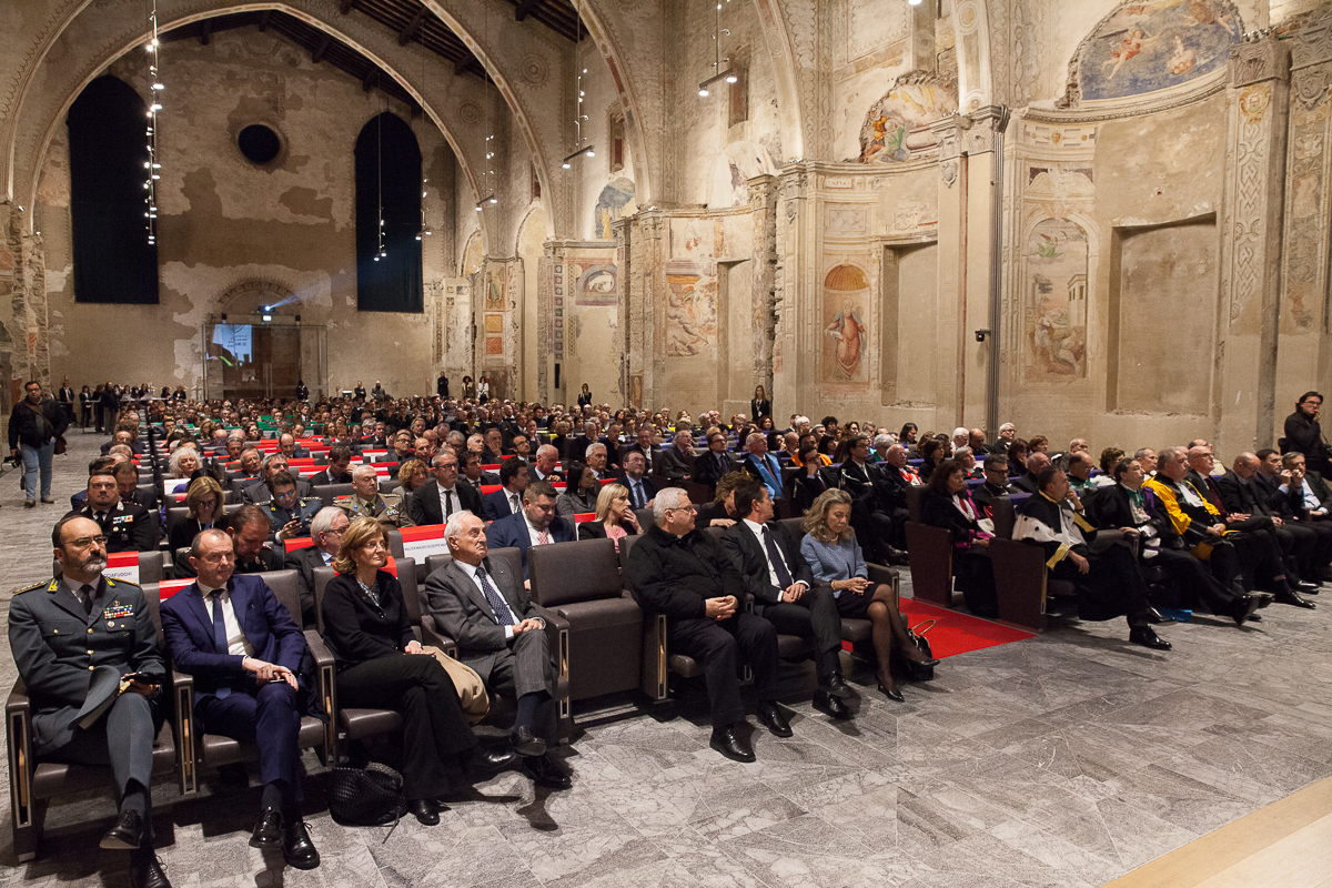 Panoramica degli ospiti presenti in sala