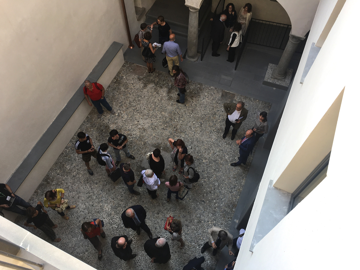 Il cortile, sede di vi S. Tomaso