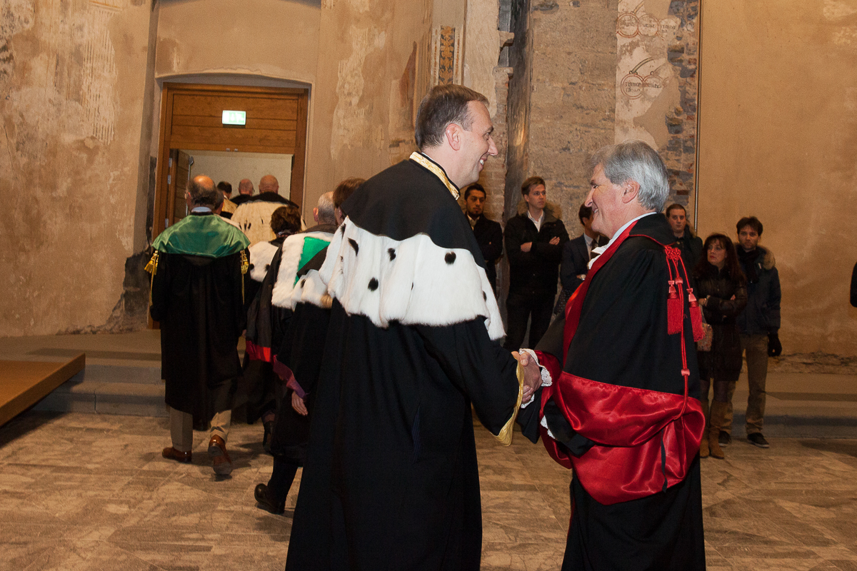 I saluti del Rettore agli ospiti