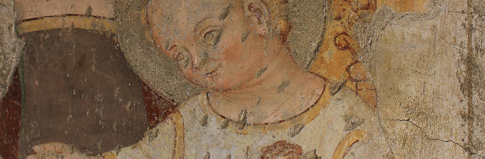 Particolare di un affresco Aula Magna Sant'Agostino