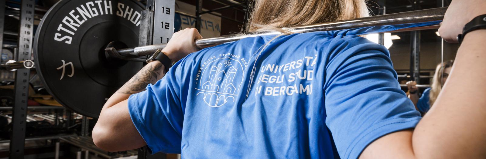 Studentessa UniBg presso il CUS