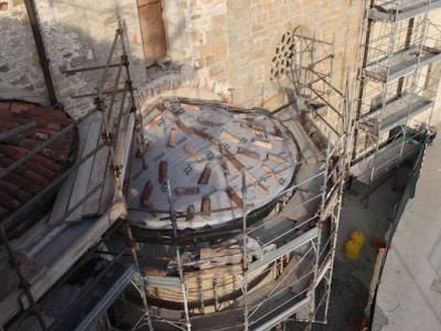 Lavori di restauro dell'Aula Magna - Cappella Laterale