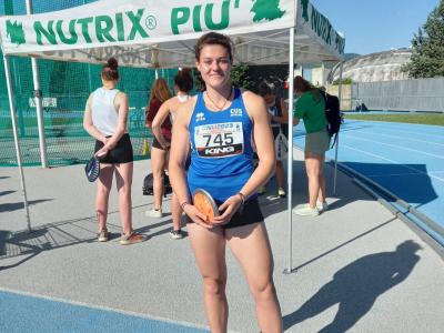 Sorti Megan, lancio del disco BRONZO
