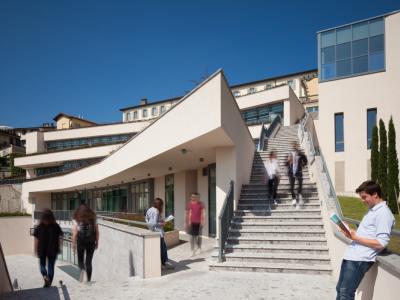 Sede di via Pignolo, terrazzata