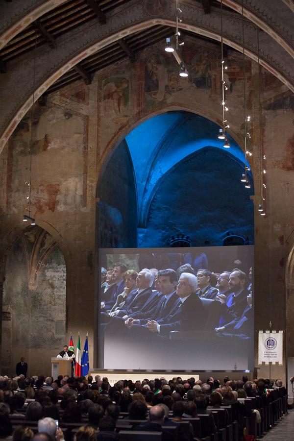 Intermezzo musicale dell'Ensemble Ottoni dell'Istituto musicale "Gaetano Donizetti" diretti dal Maestro Ermes Giussani