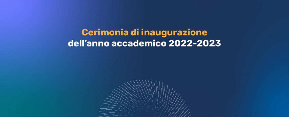 Grafica inaugurazione anno accademico