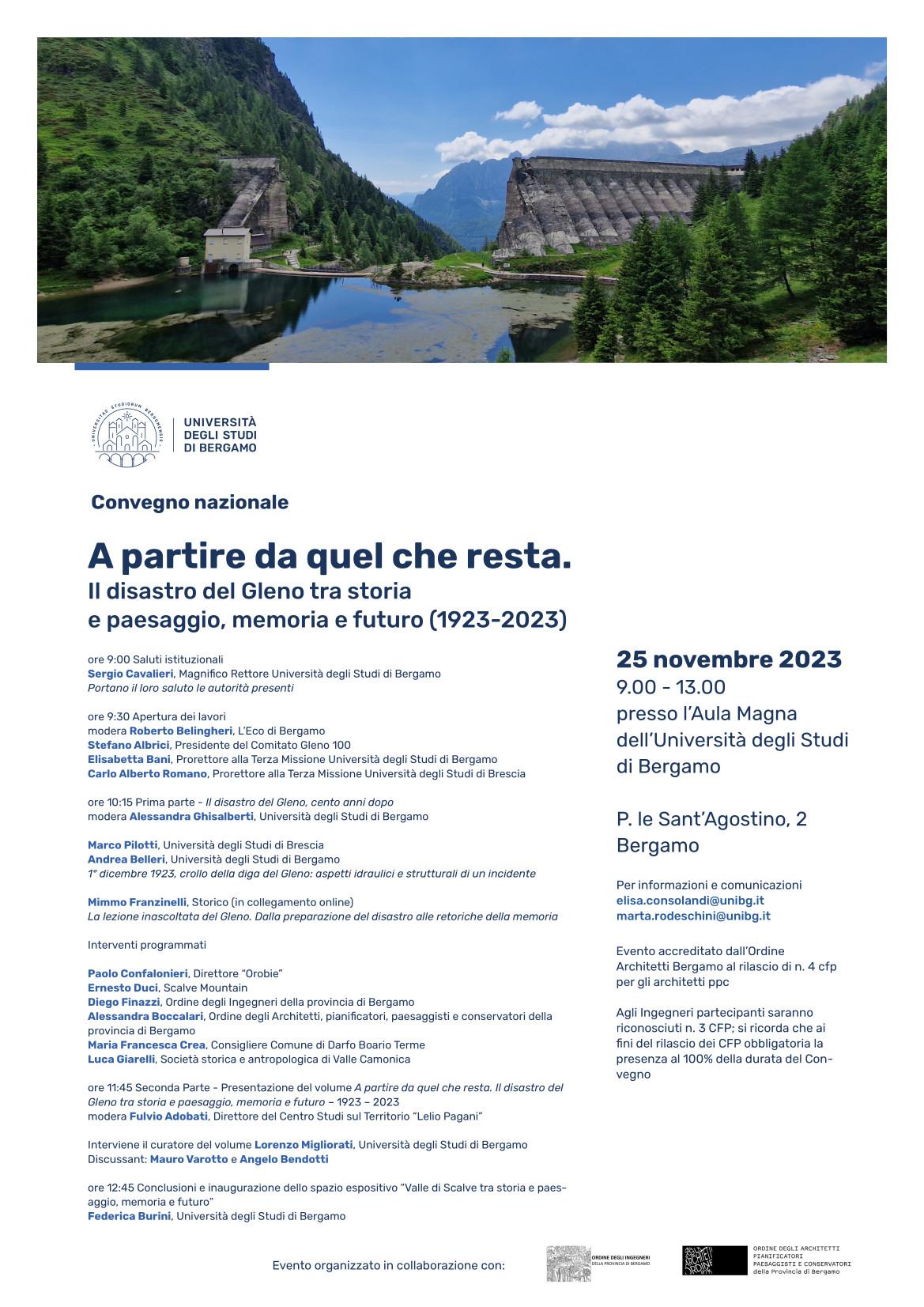 Locandina evento A partire da quel che resta