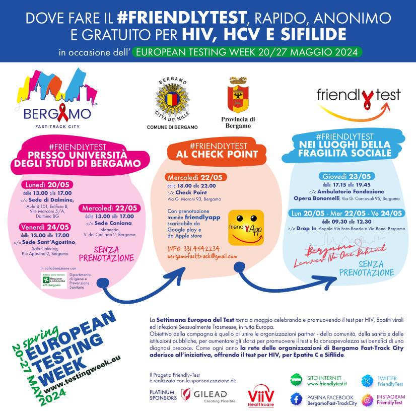 Locandina #friendlytest