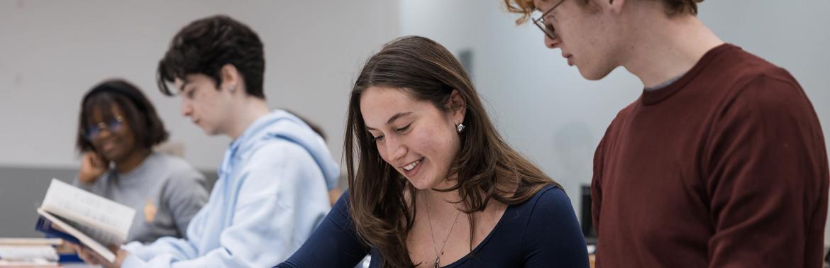Studenti in aula studio