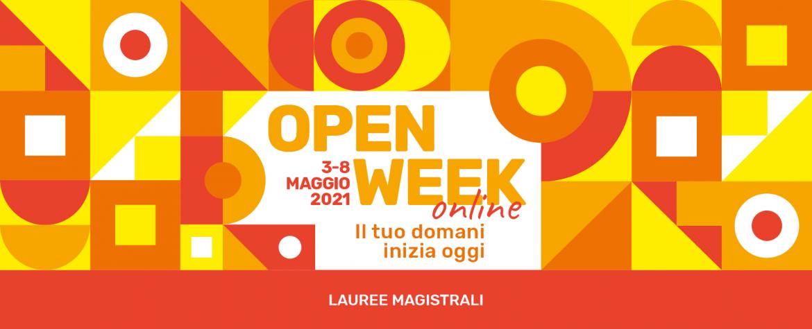 Open Week UniBg - Lauree magistrali 3-8 maggio