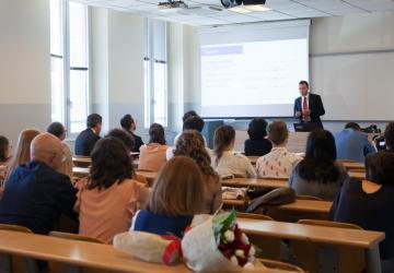 Lezione in aula di Dalmine
