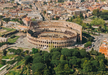 Colosseo visto dall'alto