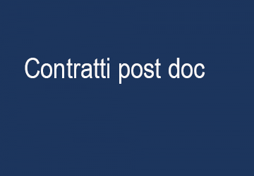 Contratti post doc