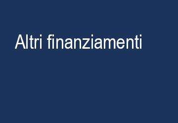 Altri finanziamenti