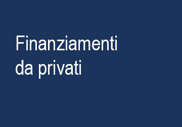 Finanziamenti da privati