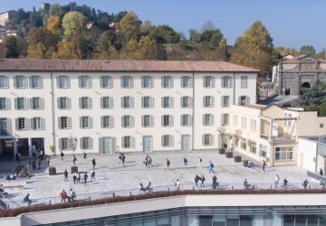 Sedi di Pignolo e Sant'Agostino viste dal drone 