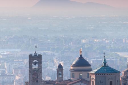 Veduta panoramica di Bergamo